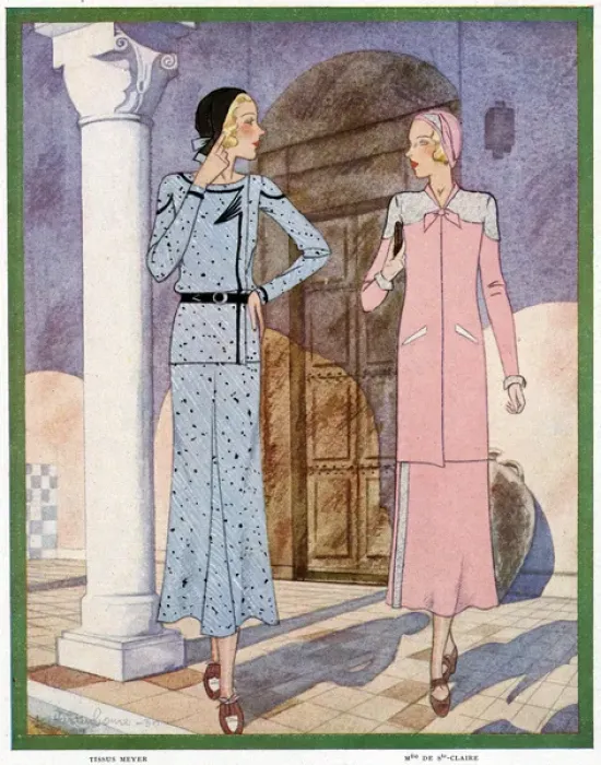 Framed Print : Women fashions of 1931