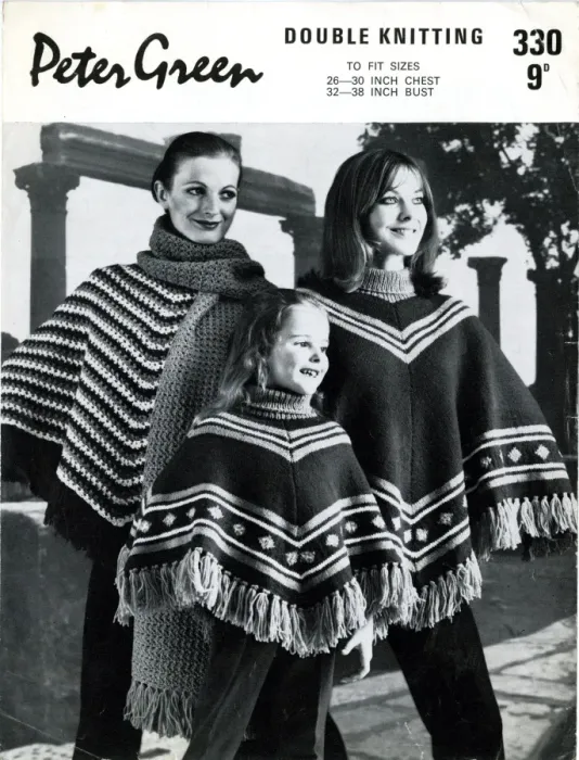 Framed Print : Two women and a girl in ponchos Framed Print : Two women and a girl in ponchos
