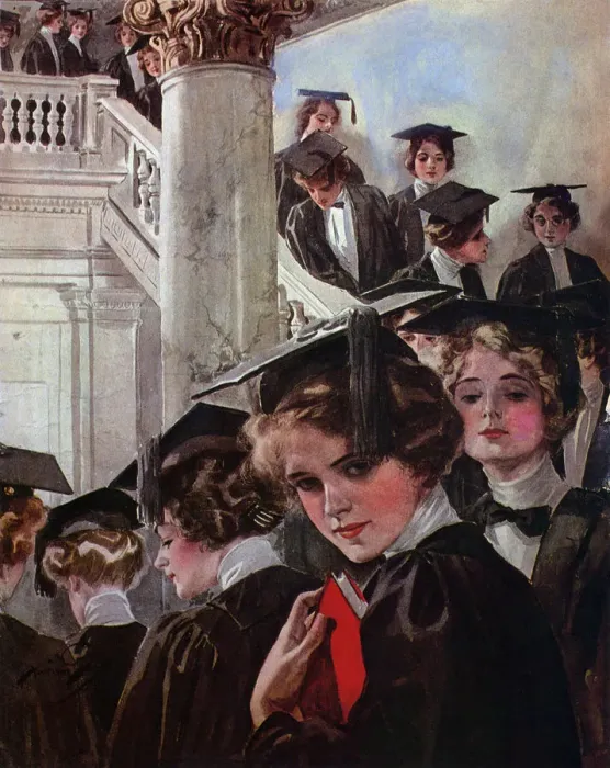 Framed Print : Women Graduates Date: 1910 Framed Print : Women Graduates Date: 1910