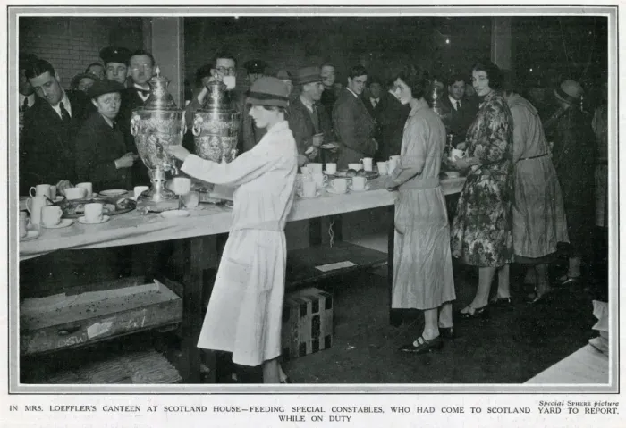Framed Print : Women helped during the Great Strike 1926 Framed Print : Women helped during the Great Strike 1926