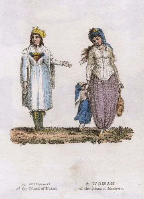 Framed Print : Women from the Island of Naxos and Marmara Framed Print : Women from the Island of Naxos and Marmara