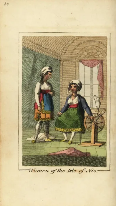 Framed Print : Women of the Isle of Nio or Ios, Greece, 1818 Framed Print : Women of the Isle of Nio or Ios, Greece, 1818