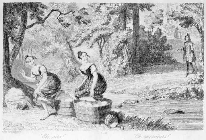 Framed Print : Women / Laundry / Washing Framed Print : Women / Laundry / Washing