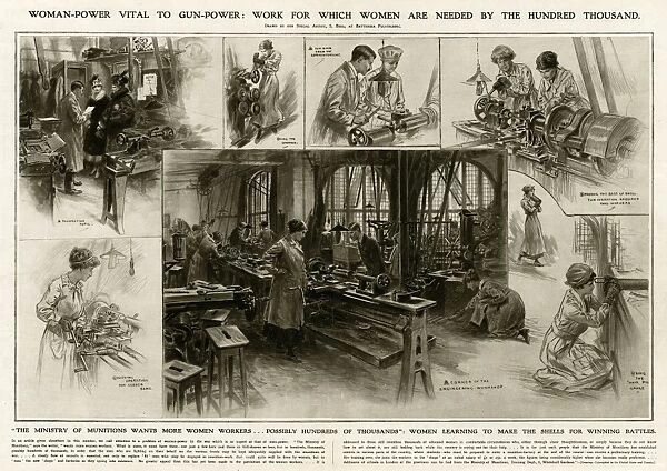 Women munition-makers 1916