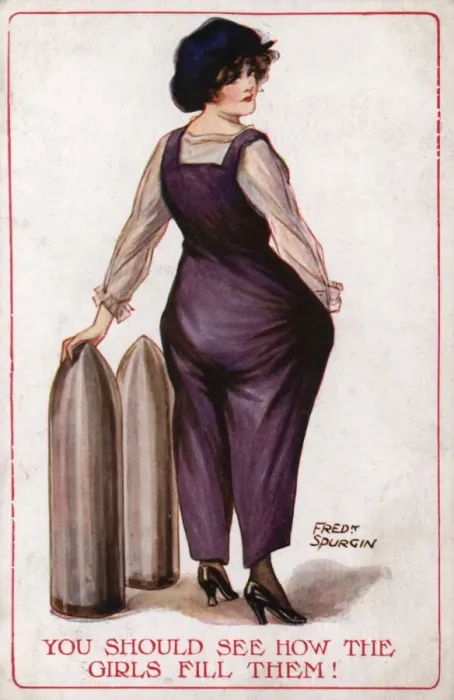 Framed Print : Women Munitions Work WW1