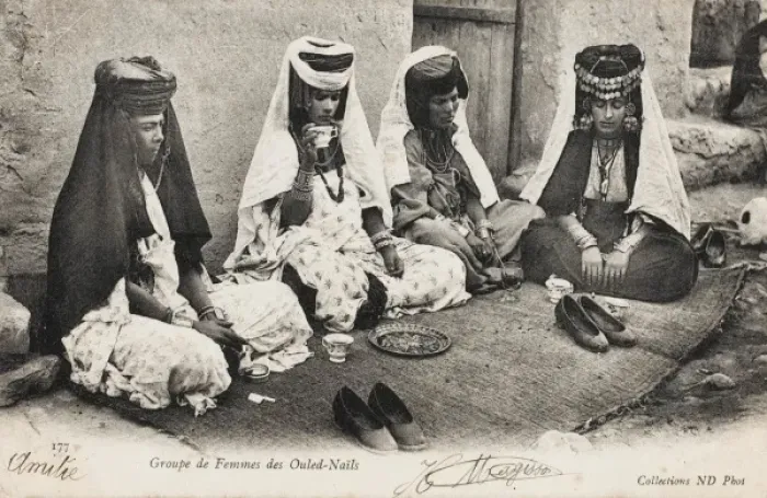 Framed Print : Women of the Ouled-Nails resting, Algeria Framed Print : Women of the Ouled-Nails resting, Algeria