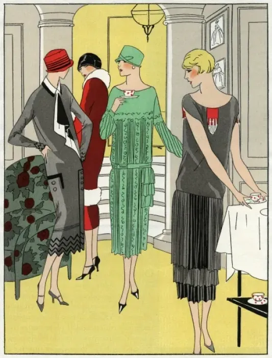 Framed Print : Three women in outfits by Premet, Bernard and Jenny Framed Print : Three women in outfits by Premet, Bernard and Jenny