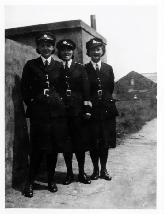Framed Print : Three women police officers, Isle of Man, WW2 Framed Print : Three women police officers, Isle of Man, WW2