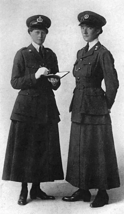Framed Print : Women police, WW1