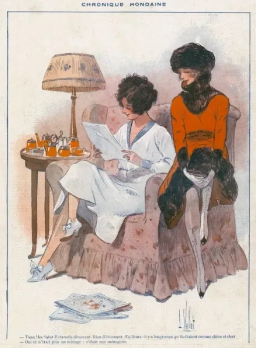 Framed Print : Women Reading Mags 1919 Framed Print : Women Reading Mags 1919