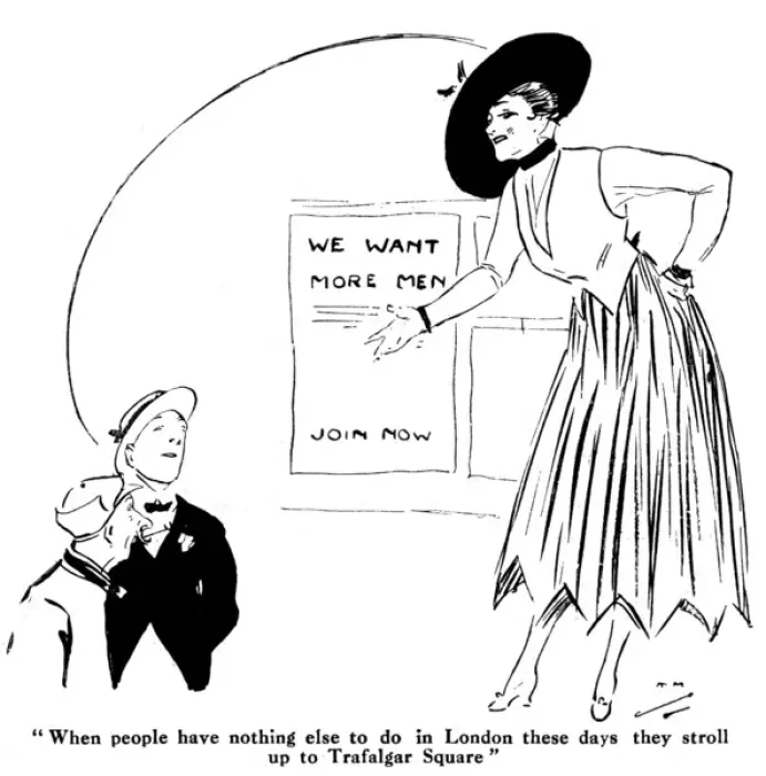 Framed Print : Women recruiters, WW1 Framed Print : Women recruiters, WW1