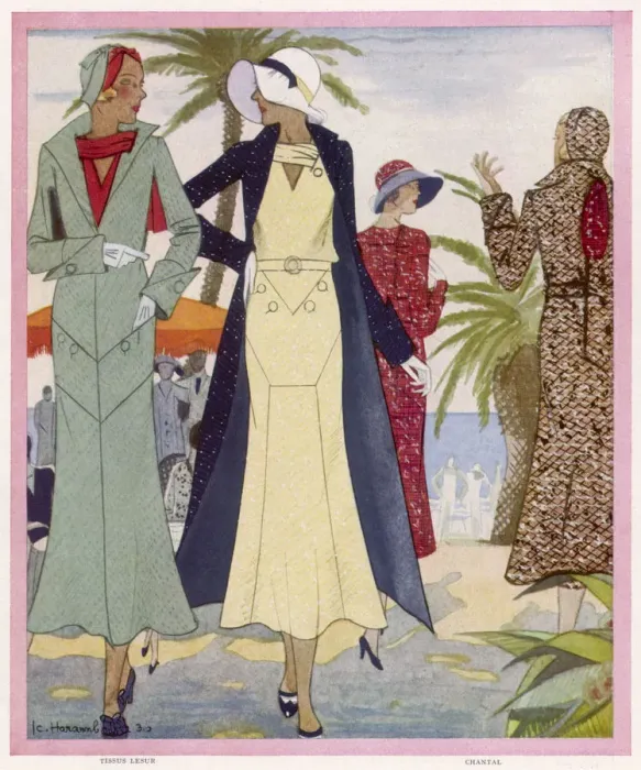 Framed Print : Women by the sea, France 1931 Framed Print : Women by the sea, France 1931