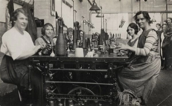 Women sewing in a factory