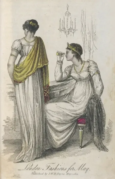 Framed Print : Women at Theatre 1814 Framed Print : Women at Theatre 1814