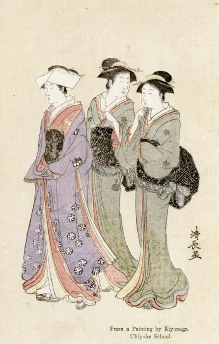 Framed Print : Three Women by Torii Kiyonaga Framed Print : Three Women by Torii Kiyonaga