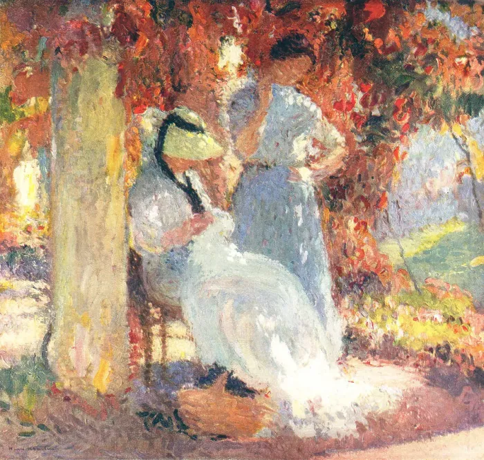 Framed Print : Women Under a Tree Framed Print : Women Under a Tree