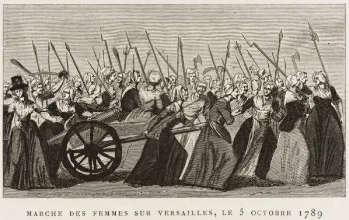 Framed Print : Women at Versailles 1 Framed Print : Women at Versailles 1