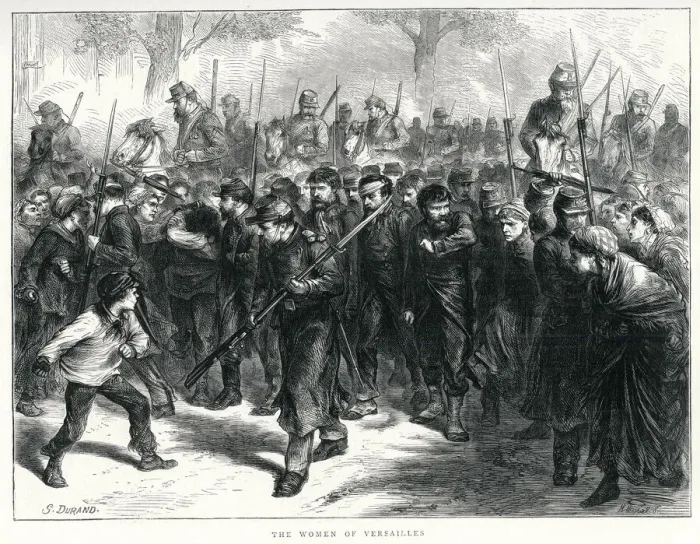 Framed Print : The Women of Versailles; Paris Commune 1871 Framed Print : The Women of Versailles; Paris Commune 1871