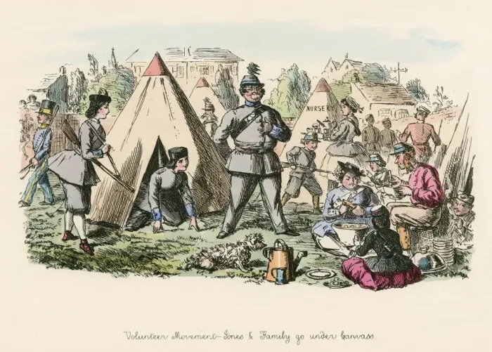 Framed Print : WOMEN VOLUNTEERS 1861 Framed Print : WOMEN VOLUNTEERS 1861
