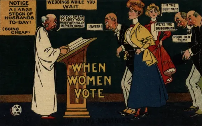 Framed Print : When Women Vote Weddings Framed Print : When Women Vote Weddings