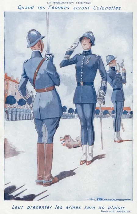 Framed Print : Women at War / Satire Framed Print : Women at War / Satire