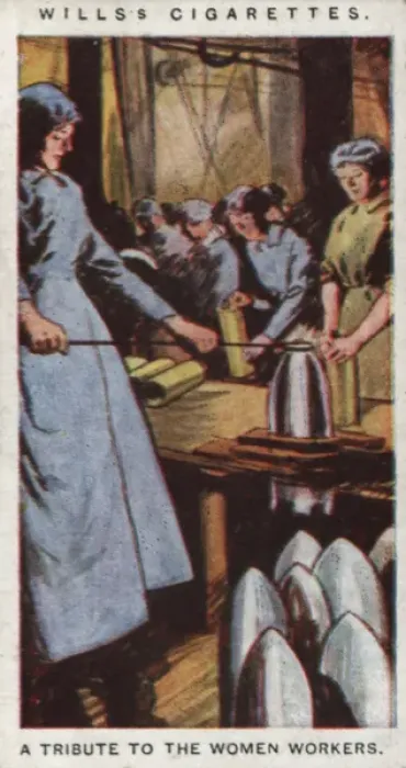 Framed Print : Women on War Work WW1