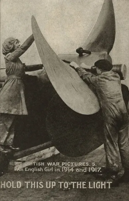 Framed Print : Women War Workers Fit Propellers Framed Print : Women War Workers Fit Propellers
