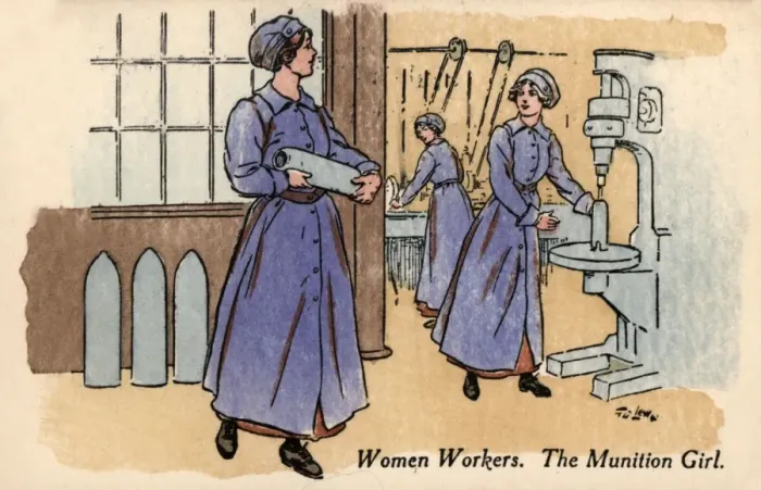 Framed Print : Women WW1 Munitions Framed Print : Women WW1 Munitions