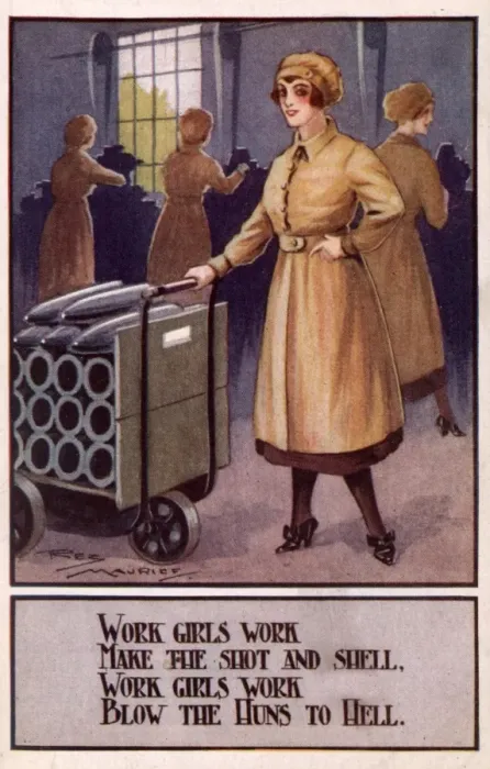 Framed Print : Women WW1 Munitions Framed Print : Women WW1 Munitions