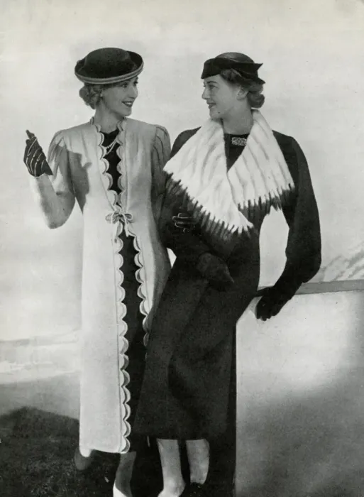 Framed Print : Womens coats 1937 Framed Print : Womens coats 1937