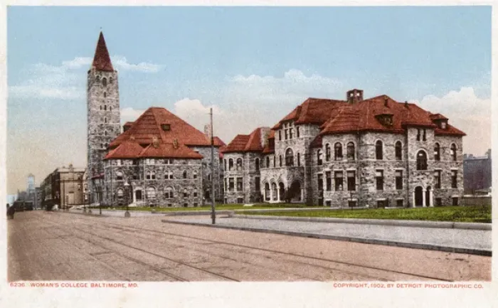 Framed Print : Womens College, Baltimore, Maryland, USA