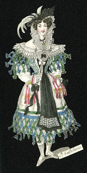 Womens Costumes of Europe - Andalusia, Spain