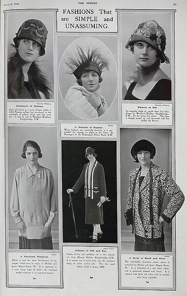 Women's fashions, hats