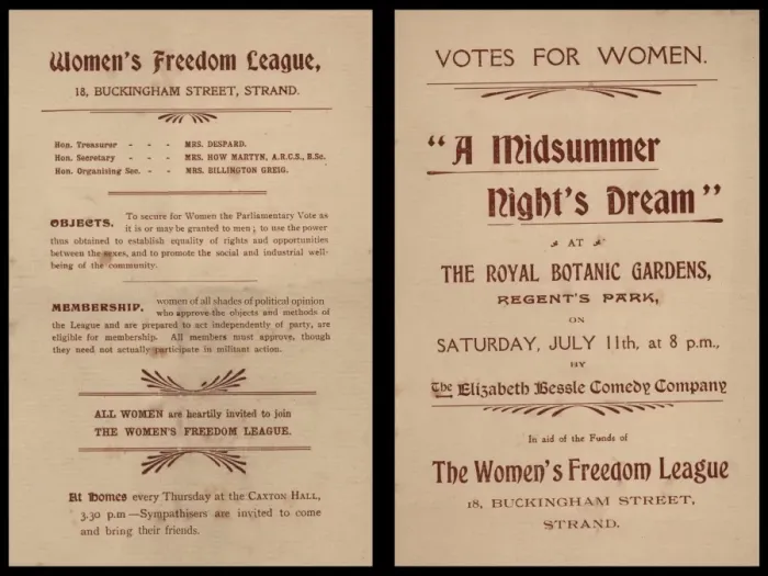 Framed Print : Womens Freedom League Fund-Raiser Play Framed Print : Womens Freedom League Fund-Raiser Play