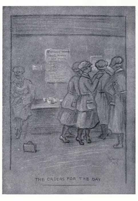 Framed Print : Womens Royal Air Force -- The Orders for the Day Framed Print : Womens Royal Air Force -- The Orders for the Day