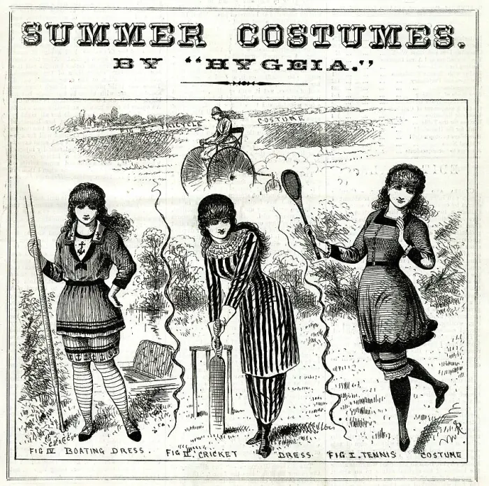 Framed Print : Women's summer costumes by Hygeia Framed Print : Women's summer costumes by Hygeia
