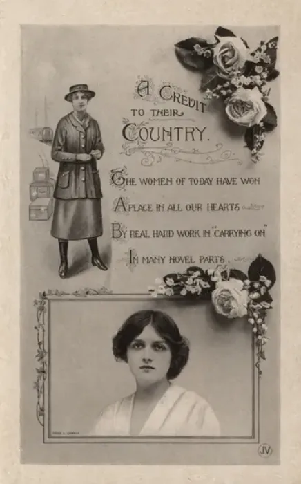 Framed Print : Womens War Work WW1 Framed Print : Womens War Work WW1