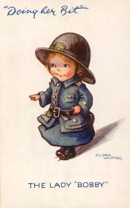 Framed Print : Womens War Work WW1 Policewoman Framed Print : Womens War Work WW1 Policewoman