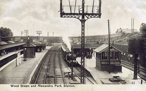 Wood Green and Alexandra Park Station, London