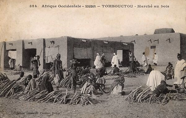 Wood Market - Timbuktu, Mali, West Africa