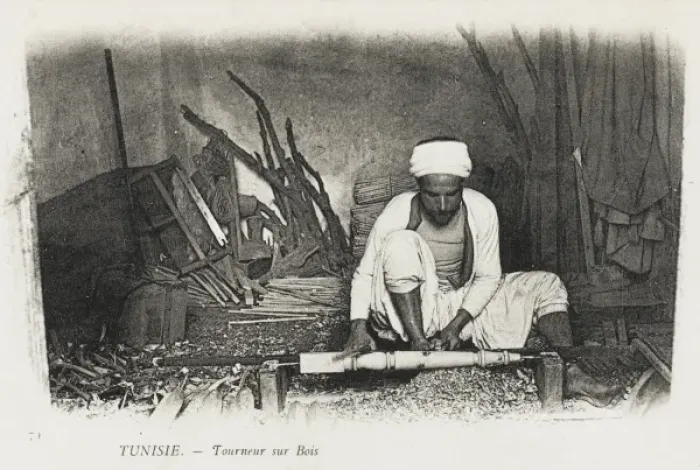 Framed Print : Wood Turning, Tunisia Framed Print : Wood Turning, Tunisia
