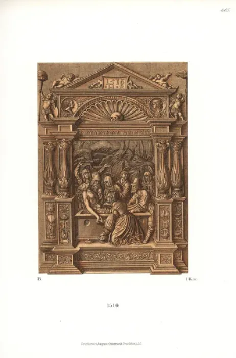 Framed Print : Woodcarving of the entombment of Jesus Christ, 1516 Framed Print : Woodcarving of the entombment of Jesus Christ, 1516