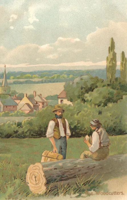 Framed Print : Woodcutters Framed Print : Woodcutters