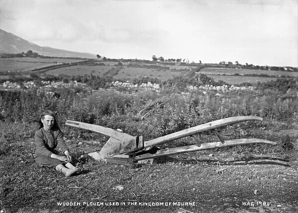 Wooden Plough used in the Kingdom of Mourne