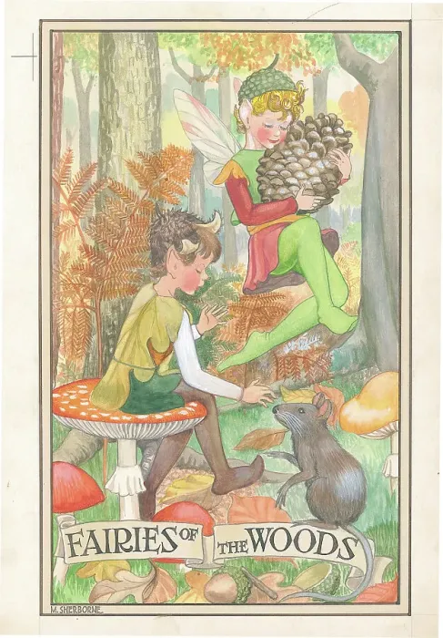 Framed Print : Woodland Fairies Framed Print : Woodland Fairies
