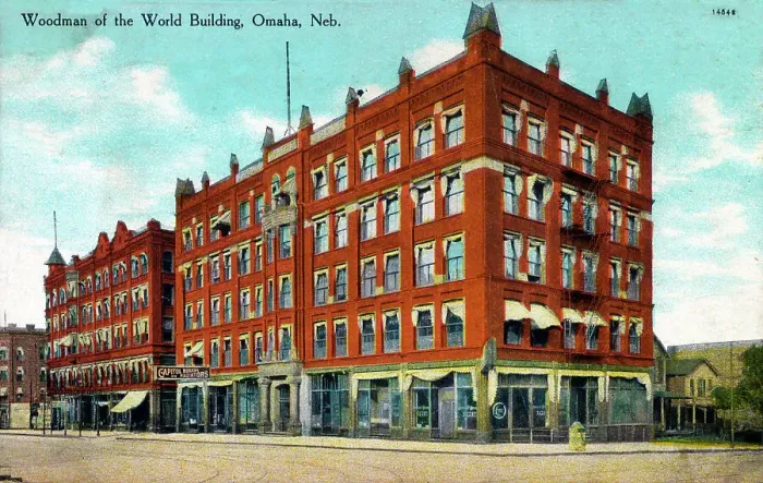 Framed Print : Woodman of the World Building, Omaha, Nebraska, USA