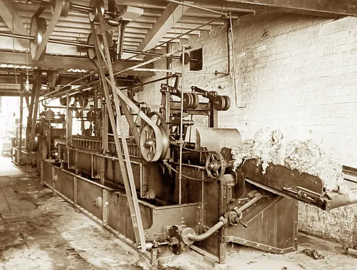 Framed Print : A wool washing machine in a woollen mill in Bradford Framed Print : A wool washing machine in a woollen mill in Bradford