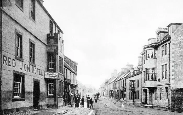 Framed Print : Wooler High Street early 1900s Framed Print : Wooler High Street early 1900s