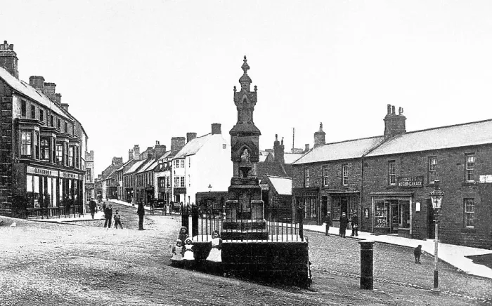 Framed Print : Wooler Main Street early 1900s Framed Print : Wooler Main Street early 1900s