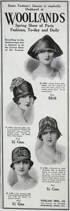Framed Print : Woollands hat advert Framed Print : Woollands hat advert